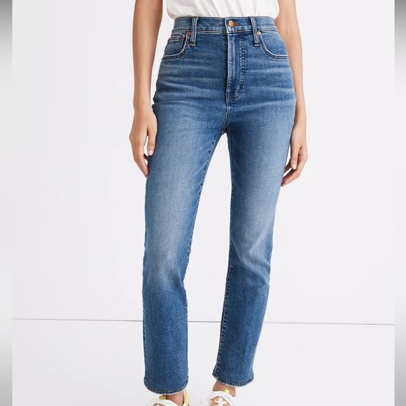 Madewell Denim - Madewell High Rise Slim  Demi-Boot Jeans